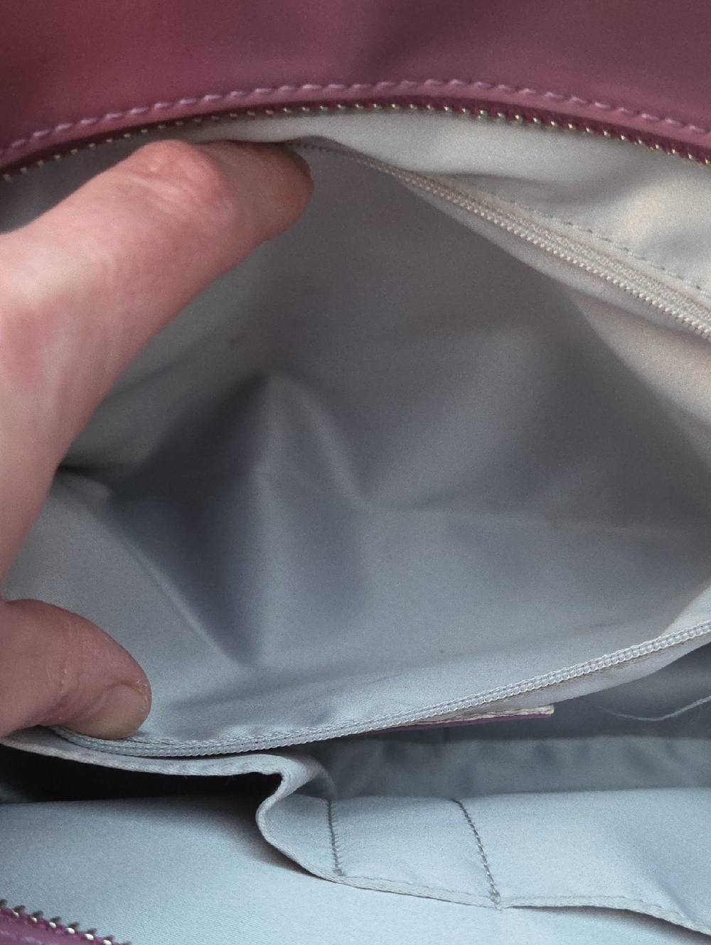 Coach F17728 Dusty Rose Patent Leather Rehab Tote Bag 2011 $300 Retail GUC - Picture 13 of 16